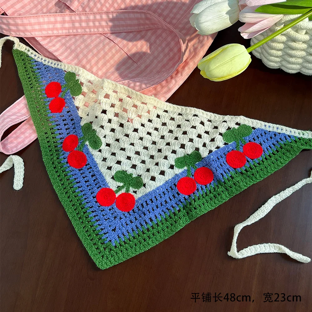 Women Boho Crochet Head Scarf  - Travel Accessories For Elderly ulasan dan harga