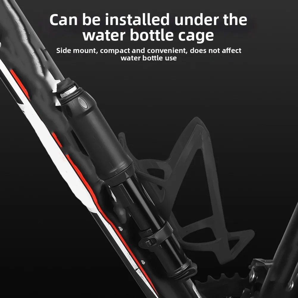 Portable Tire Pump High Pressure Pump Cycling Commute Aluminum Alloy Body Flexible Hose Design Max 100 PSI 7.67 Inches