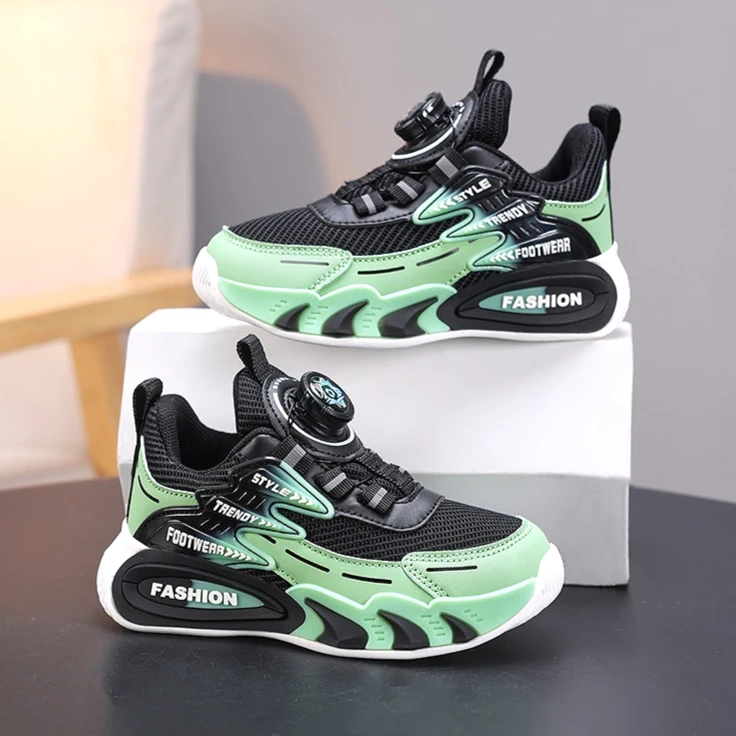 

Autumn Childrens Boy Sneakers Fashion Mesh Outdoor Non-slip Kids Causal Shoes Luxury Running Basketball School Boys Sports Shoes