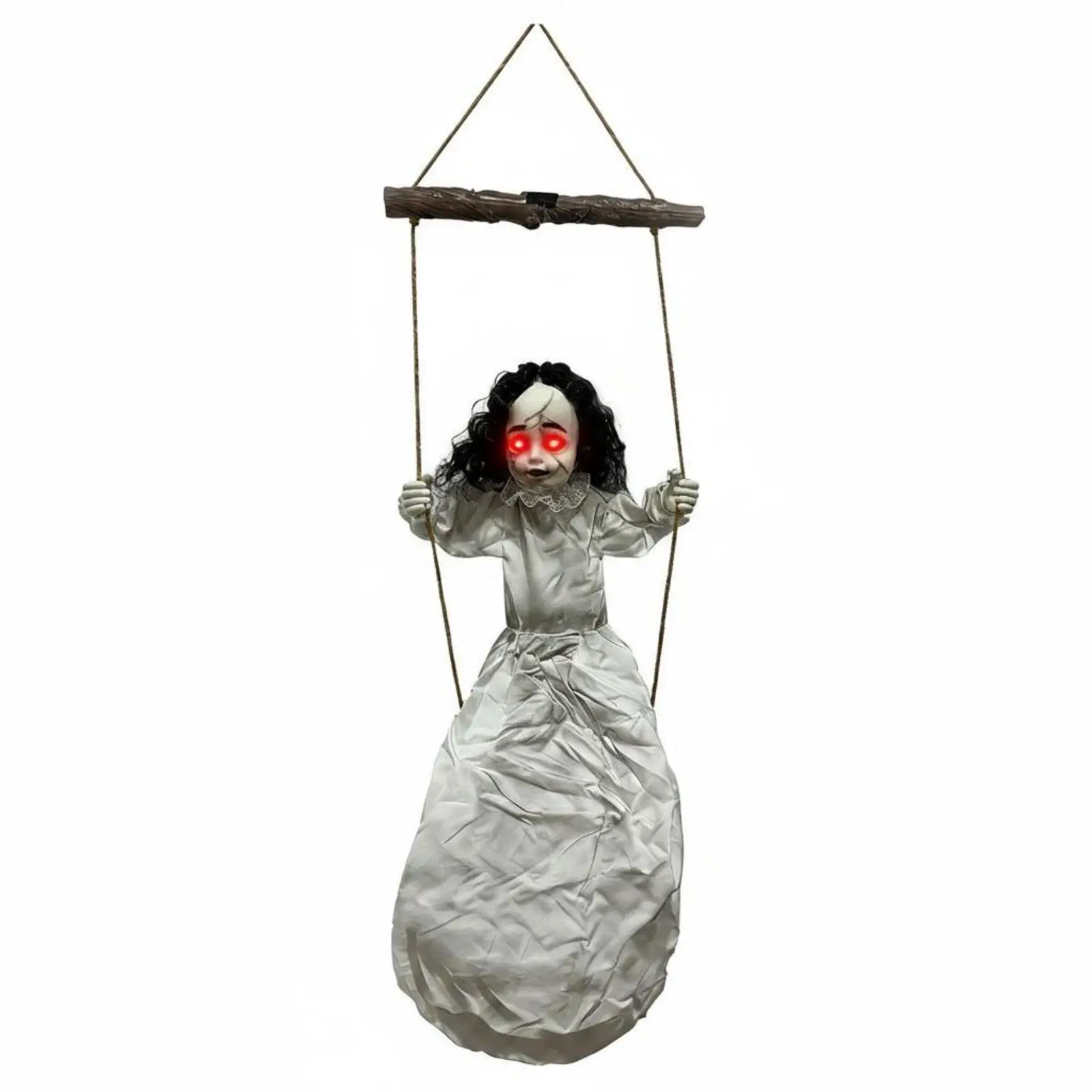 Décoration suspendue d'Halloween : Spectre Balançoire, Accessoire effrayant pour une ambiance sinistre dans la maison.