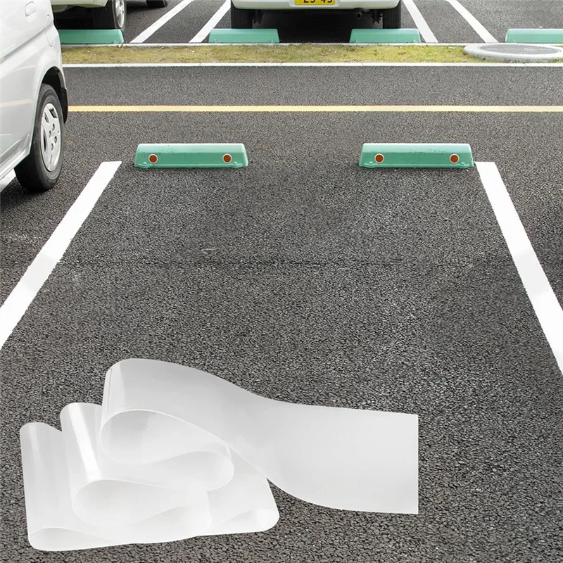A36T-4 X 84.5인치 주차장 라인 스텐실, 재사용 가능한 실리콘 주차장 스텐실, 페인트 주차용 포장 스트레이트 스텐실