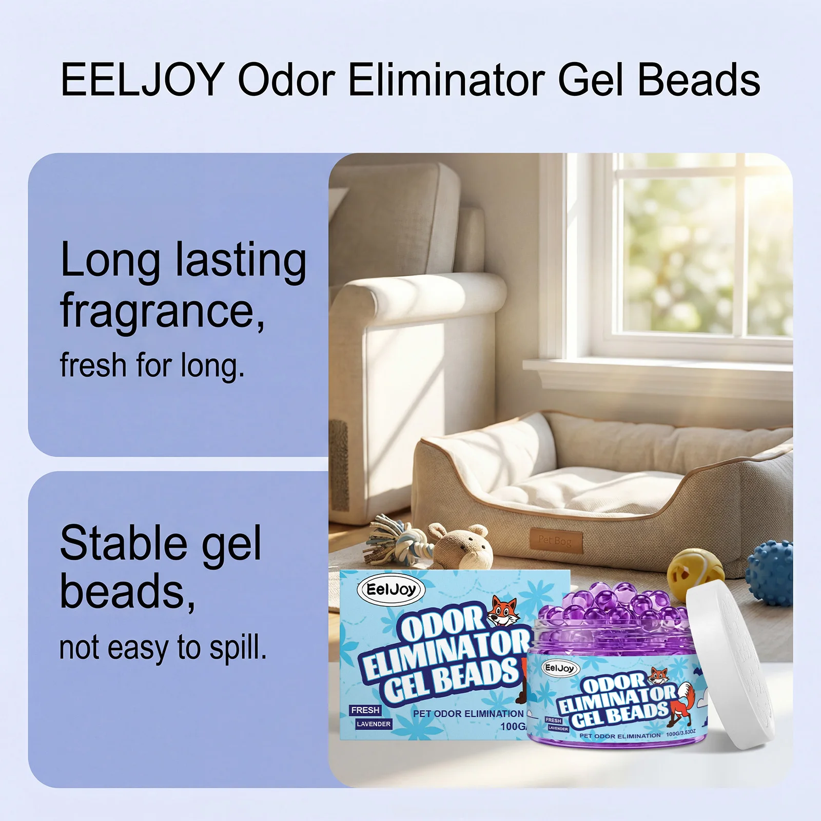 Pet Odor Eliminator Gel Beads - Gel Air Freshener 评论和价格
