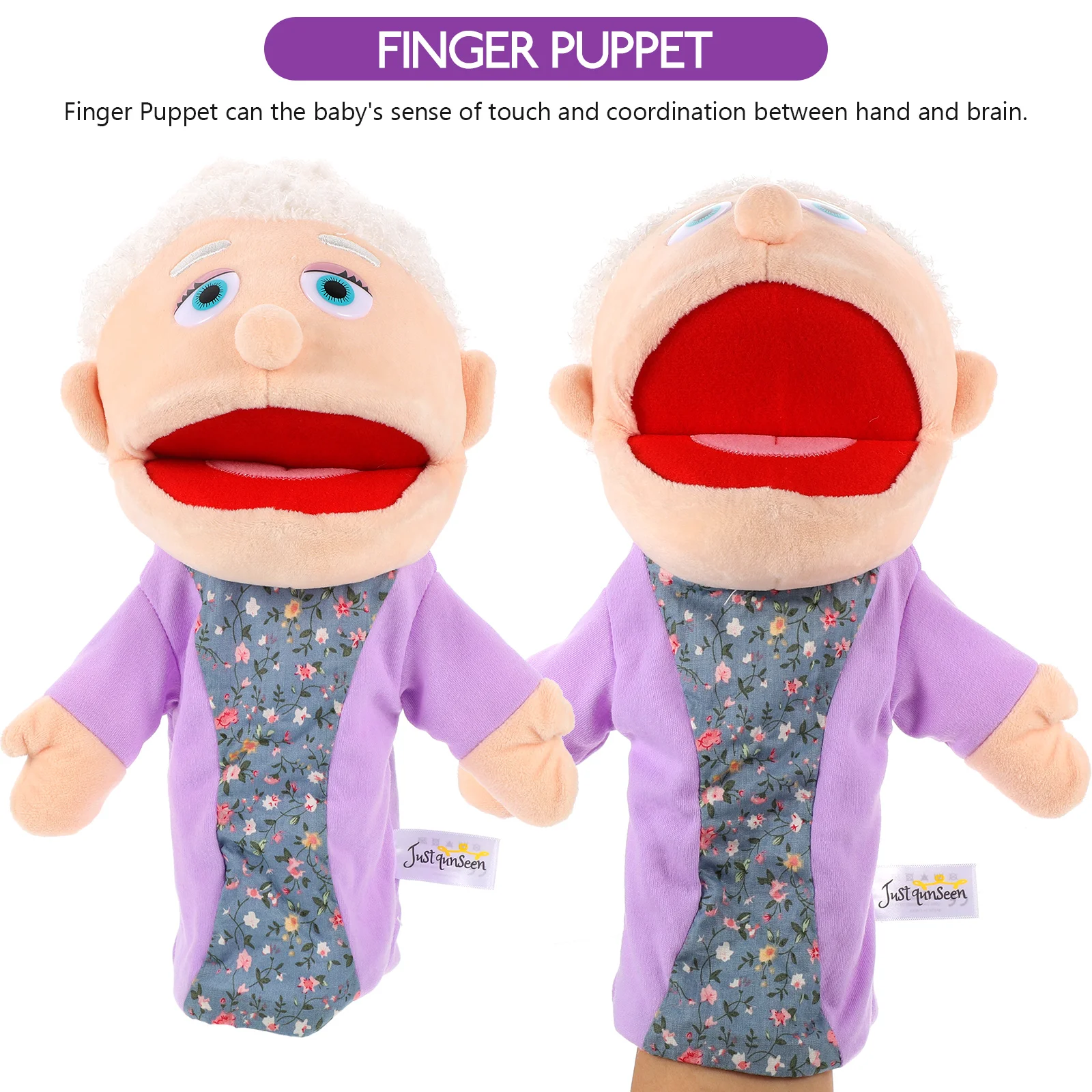 Character Hand Puppet Educational for Story Telling Figure Decorative Children Puppets Adults Puzzle Realistic