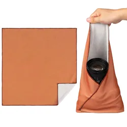 Multi-function Camera Bag Magic Self-Adhesive Cloth Camera Lens Cover Protective Wrap Cloth SLR Lens Protective Storage Bag