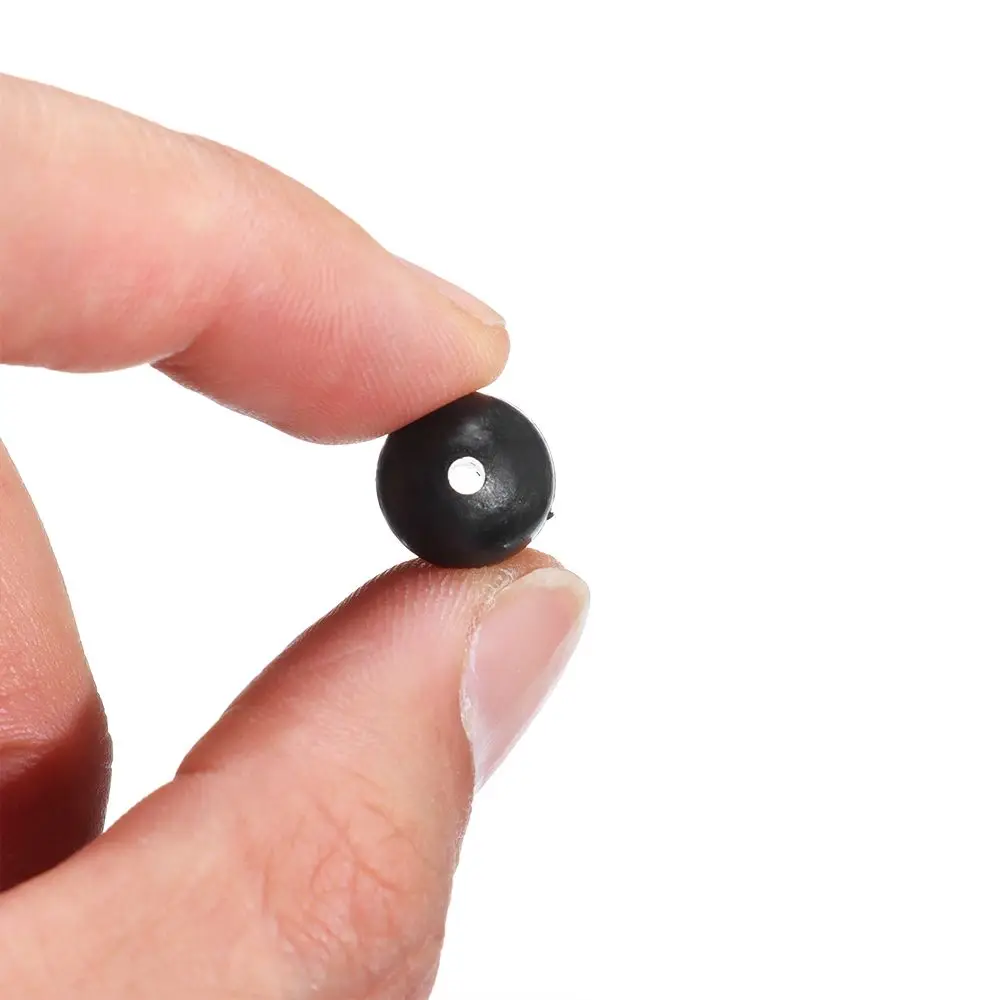 Cuentas de silicona negras 6mm y 8mm para aparejos de pesca - imagen 5