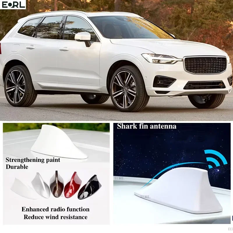 

ForVolvo XC60 Shark Fin Antenna FM Signal Super Aerials Amplifier Waterproof Signal Amplifier FM/AM Radio Aerials