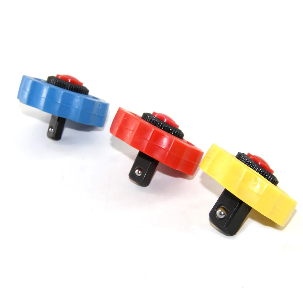 Mini Ratchet Socket Wrench Covered Colorful Plastic Palm Ratchet Socket Finger Reversible Ratchet Handle 1/4“ 3/8” 1/2” Drive