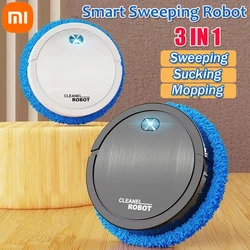 Xiaomi-Robot de barrido inteligente 3 en 1, máquina de fregado en seco y húmedo para el hogar, máquina RC inteligente recargable, Mini aspiradora silenciosa