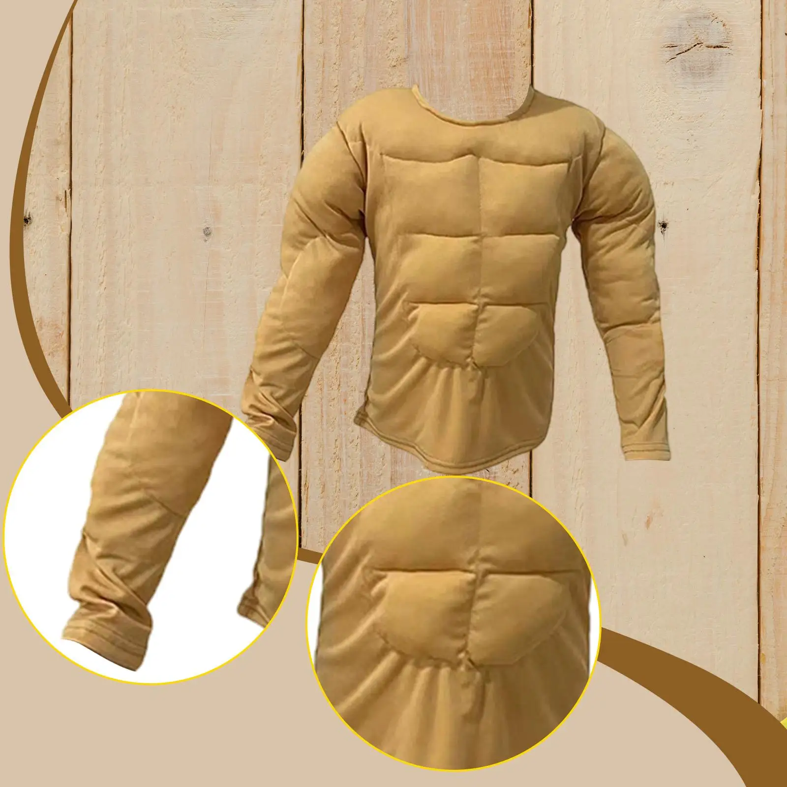 

Мужской костюм с реалистичными мышцами, надувной костюм с эффектом мышц, забавная футболка для мужчин на Хэллоуин