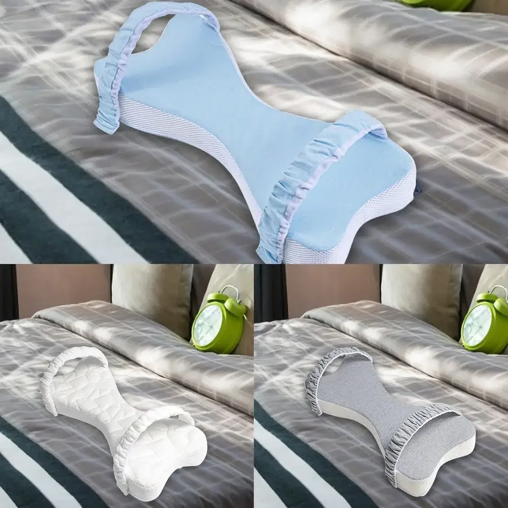 Memory Cotton Side Sleeping Knee Pillow White Massage Orthopedic Slow Rebound Relax Protector Sleeping Replacement Supplies 2024