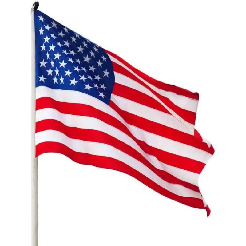 3x5 Foot USA National Flags American Party Bunting Flags American US Polyester Flag Decoration for Indoor Outdoor Football Car