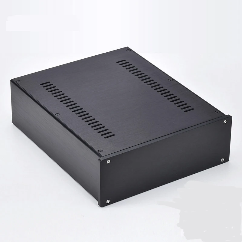 

2609 Full Aluminum Preamp chassis Power amp DIY Enclosure Case black silver panel for choose