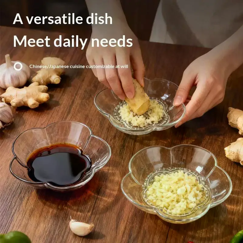 2Pcs Multi-Functional Garlic Grinding & Seasoning Dish Kitchen Prep & Dipping Tool For Garlic, Ginger, Chocolate, And More