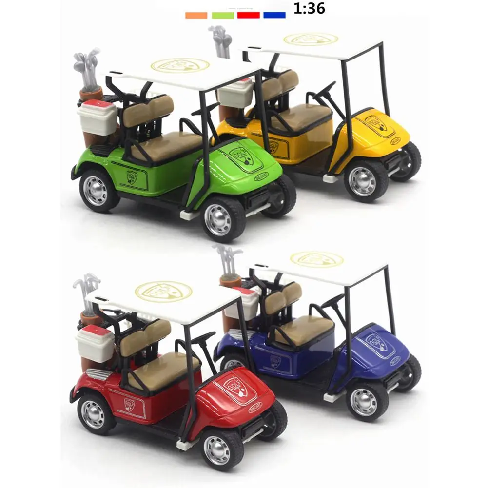 골프 모델카 미니 풀백 액션 골프 카트 모델 작동 카트 어린이 음악 다이캐스트 골프 풀백 장난감 조명 포함 EAZ3O4