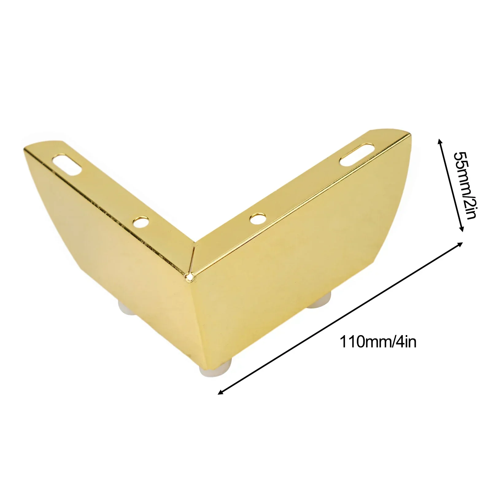 4PCS Simple L-Shaped 2 In 1 Furniture Leg Bedside Table Support Leg For Sofa Beds Tables Hardware Furniture Accessories Hardware