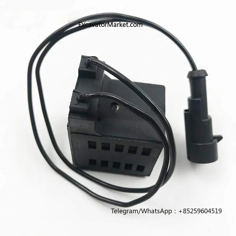 High Quality For XGMA 806/808/822/821 Pilot Safety Lock Solenoid Valve Coil high quality excavator accessories