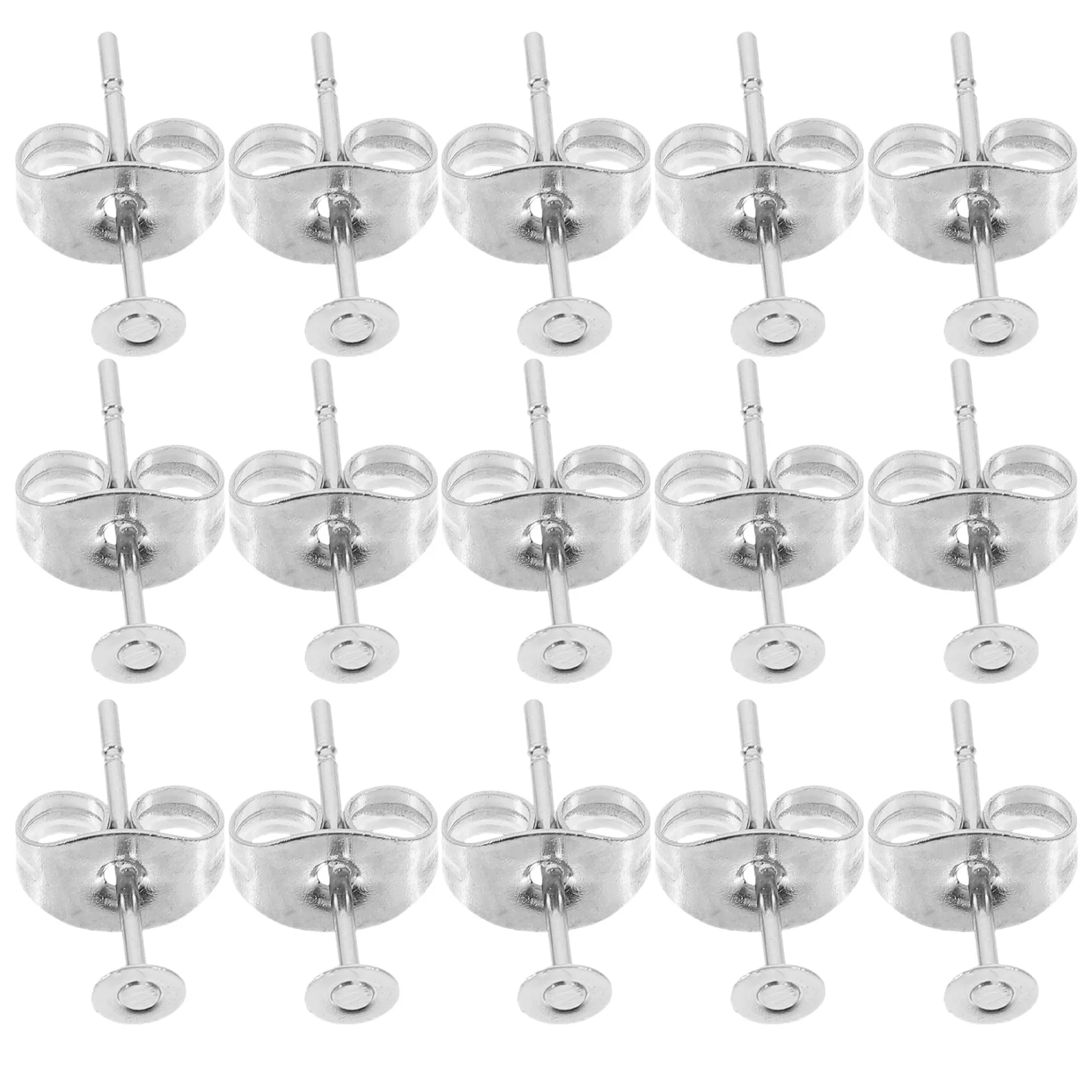 50 قطعة مواد صنع القرط الفولاذ المقاوم للصدأ آخر القرط ظهور الأقراط الإبداعية اكسسوارات شقة رئيس الأذن الديكور