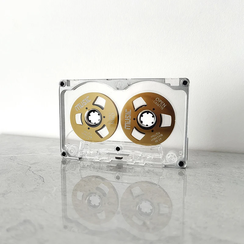 Double Sided Metal Small Opening Cassette Tape Retro Blank Audio Tape Type Handmade Reel To Reel Cassette Tapes