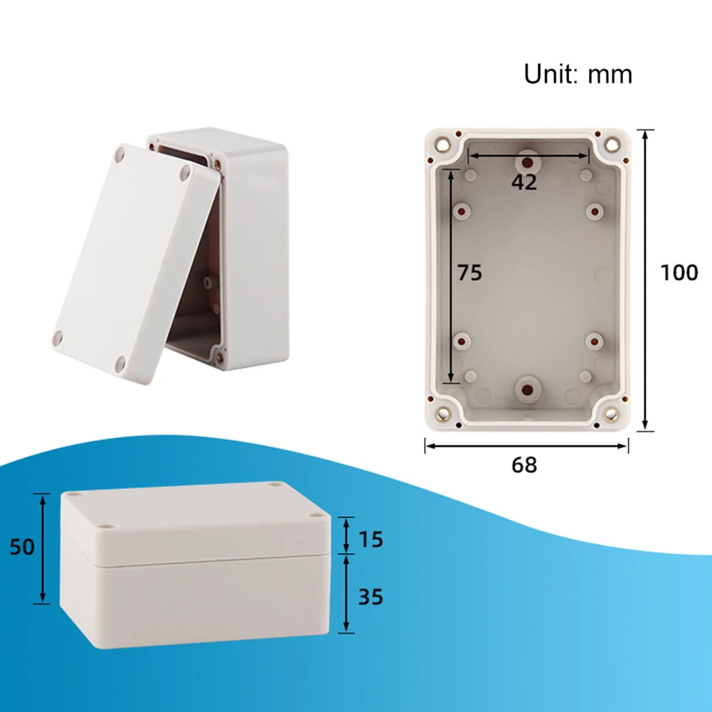 ABS Junction Box Outdoor Junction Box Enhanced Durability Heat Resistant Long-lasting Versatile Design Easy Installation