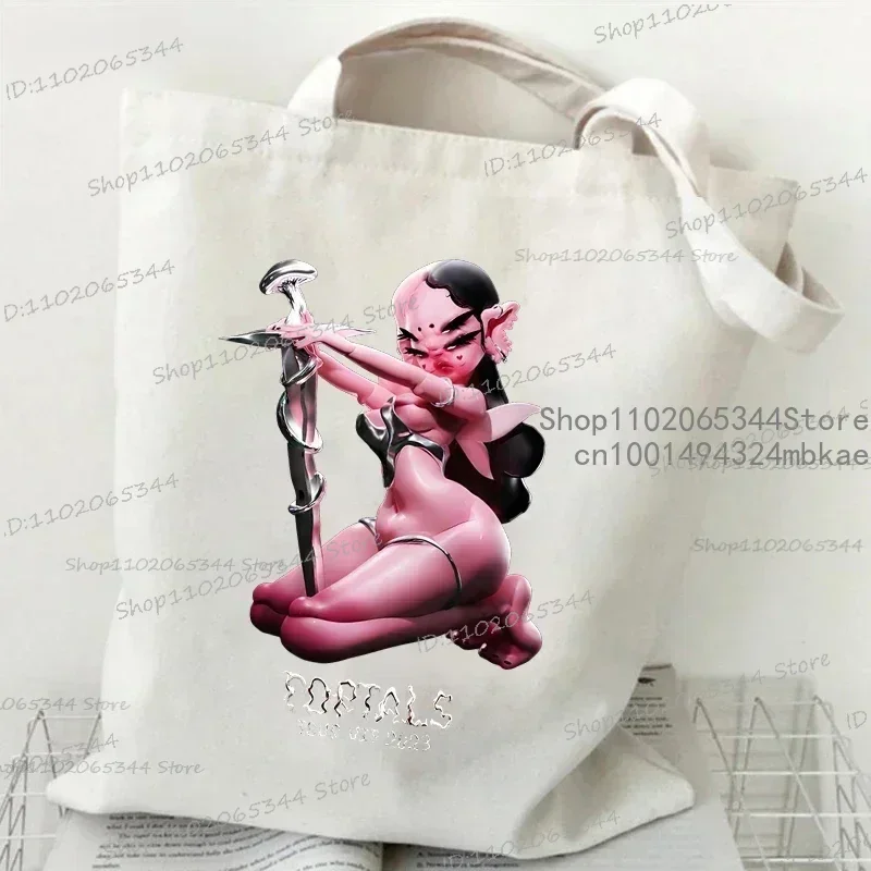 Melanie Martinez The Trilogy Tour Graphic Tote Bag Women Men Music Album Canvas Handbags Fashion Melanie Martinez Teen Handbags