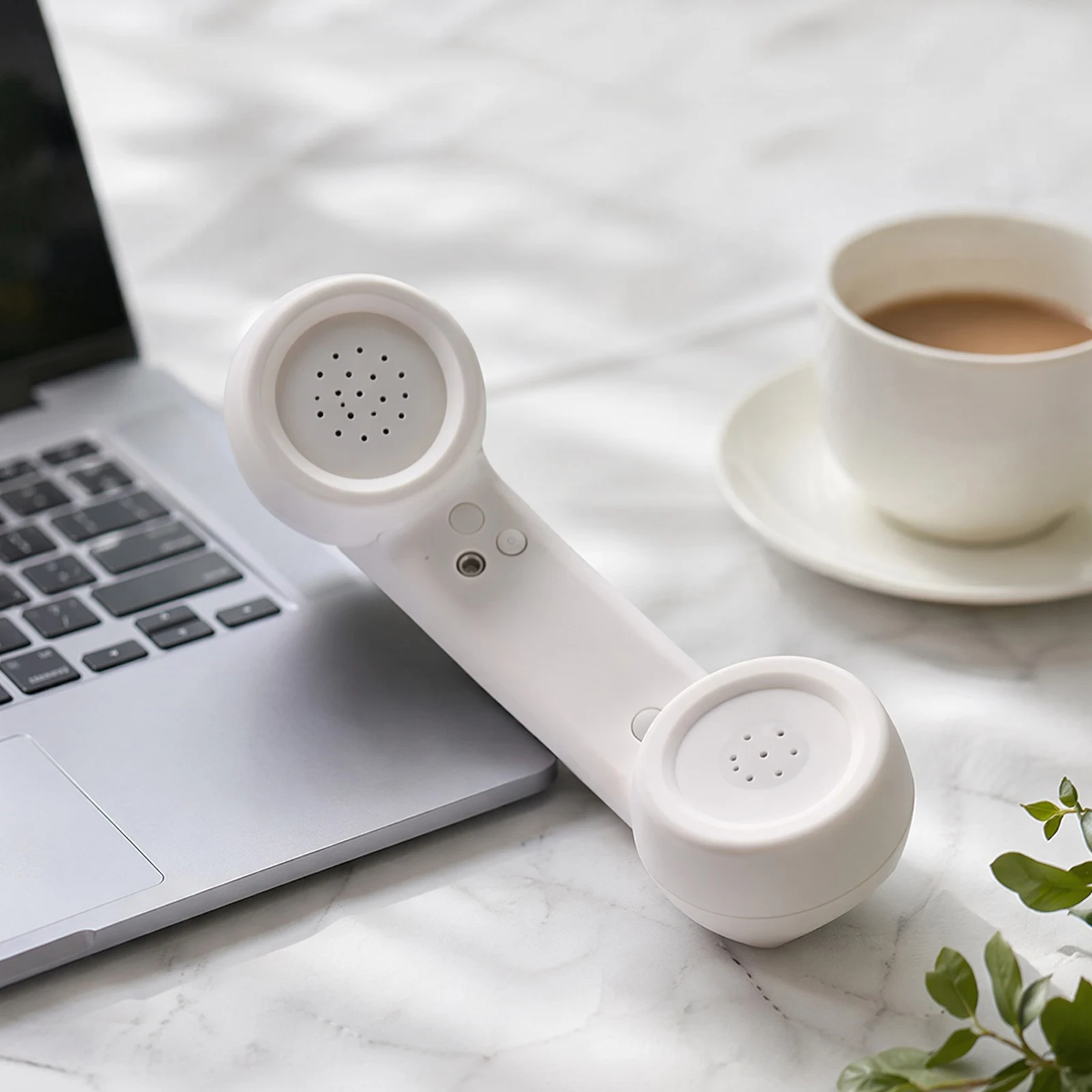 Bluetooth-compatible Retro Phone Handset Wireless Cell Phone Receiver Telephone Receiver Compatible with Various Mobile Phones