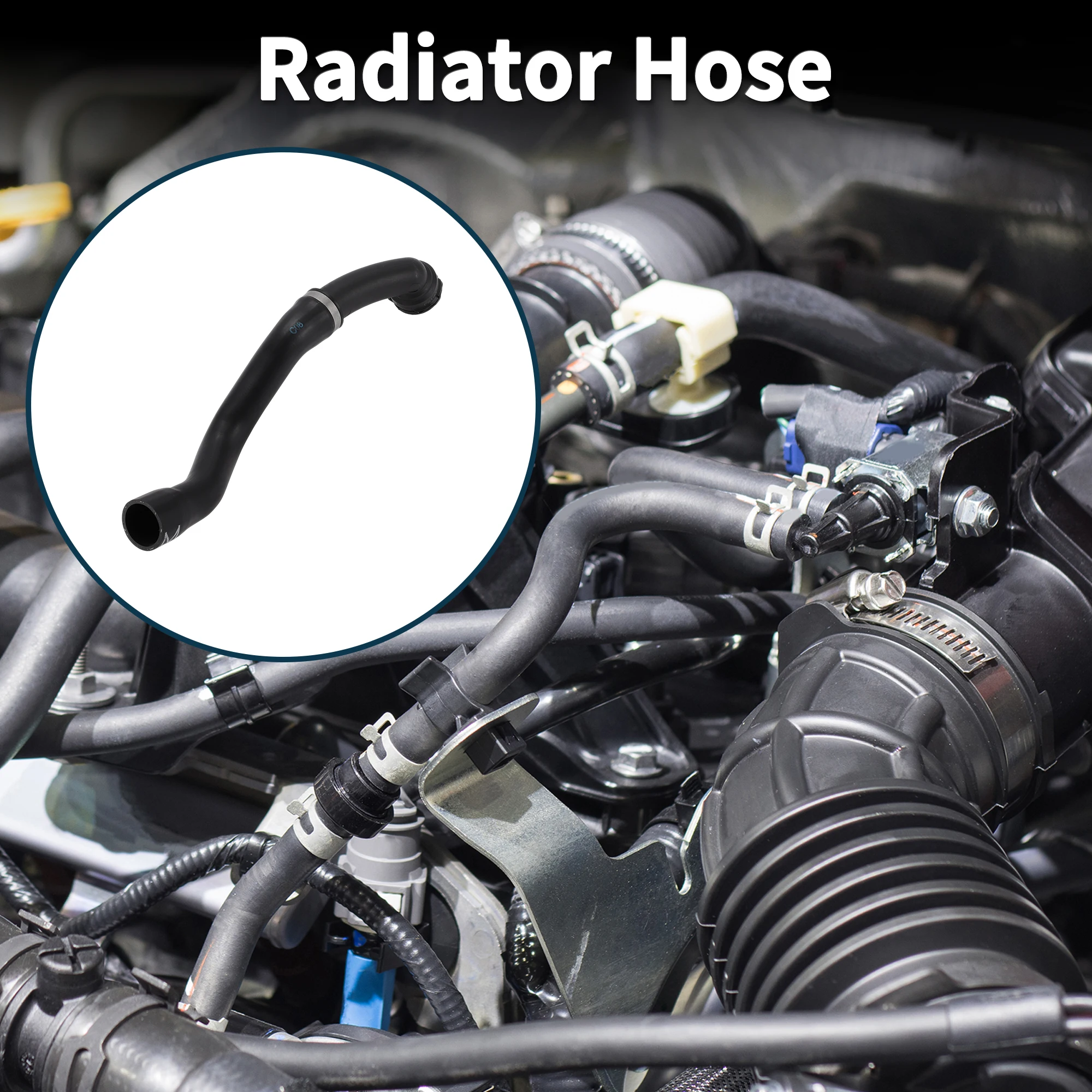

UXCELL Radiator Hose No.95510623800 for Porsche Cayenne 2003-2006 Upper Hose