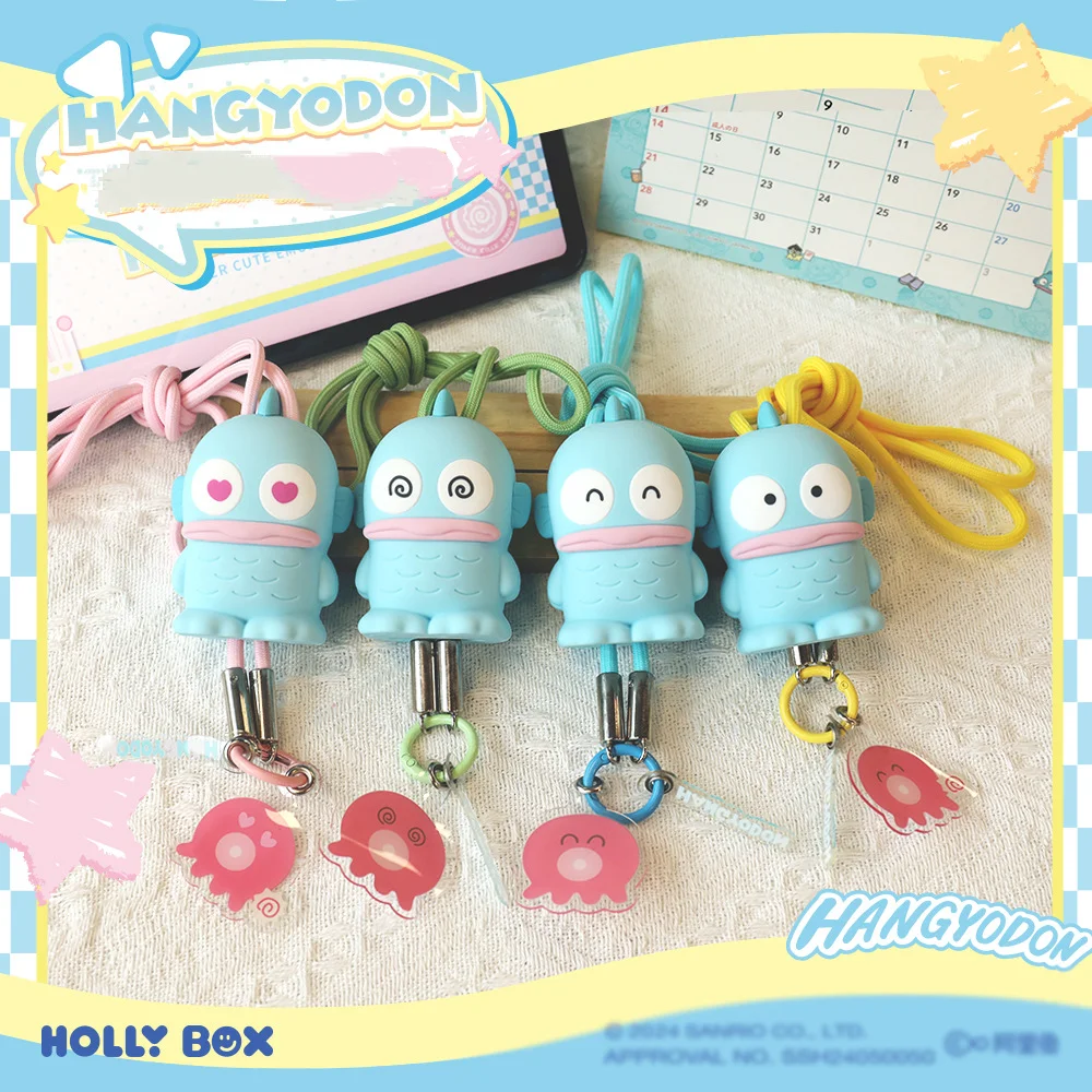 

Брелок-подвеска Sanrio Hangyodon из серии Cute Expression с ремешком для девочек, детей, школьный подарок