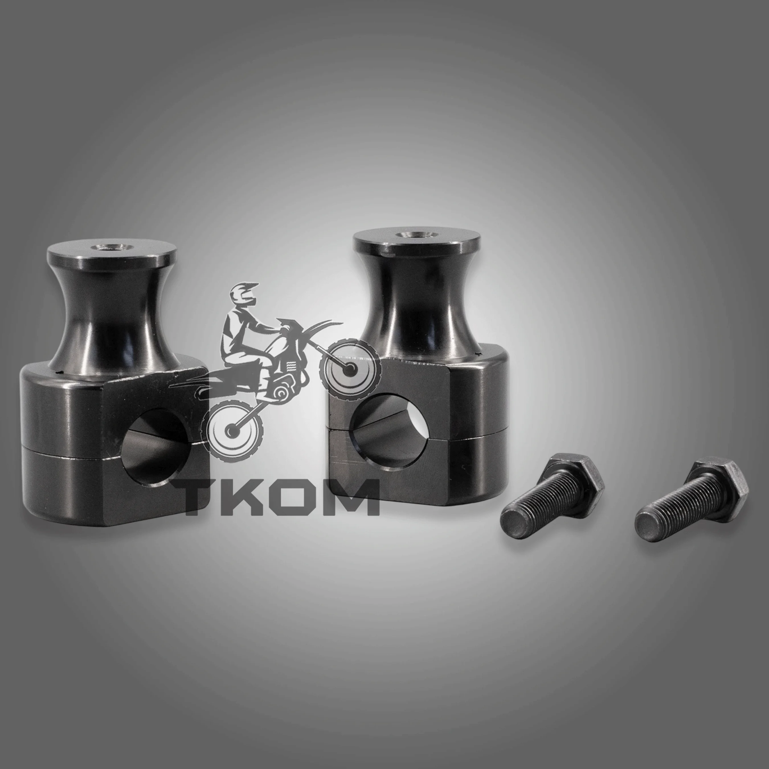 DAX Handlebar Risers Adapter 50MM CNC Motorcycle Handlebar Clamp Set for 7/8