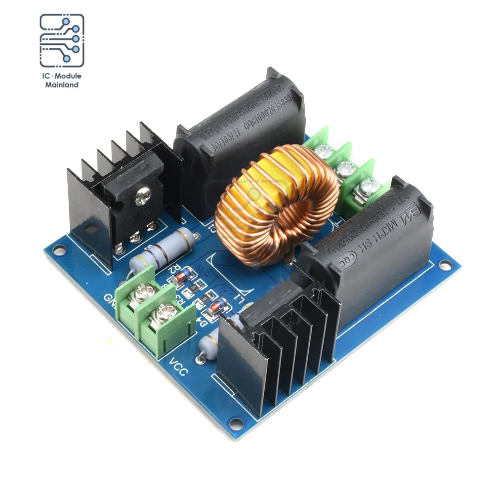 10A 200W ZVS Driver Board for Tesla Coil Power Supply PCB 12V 30V Boost High Voltage Generator Induction Heating Module System