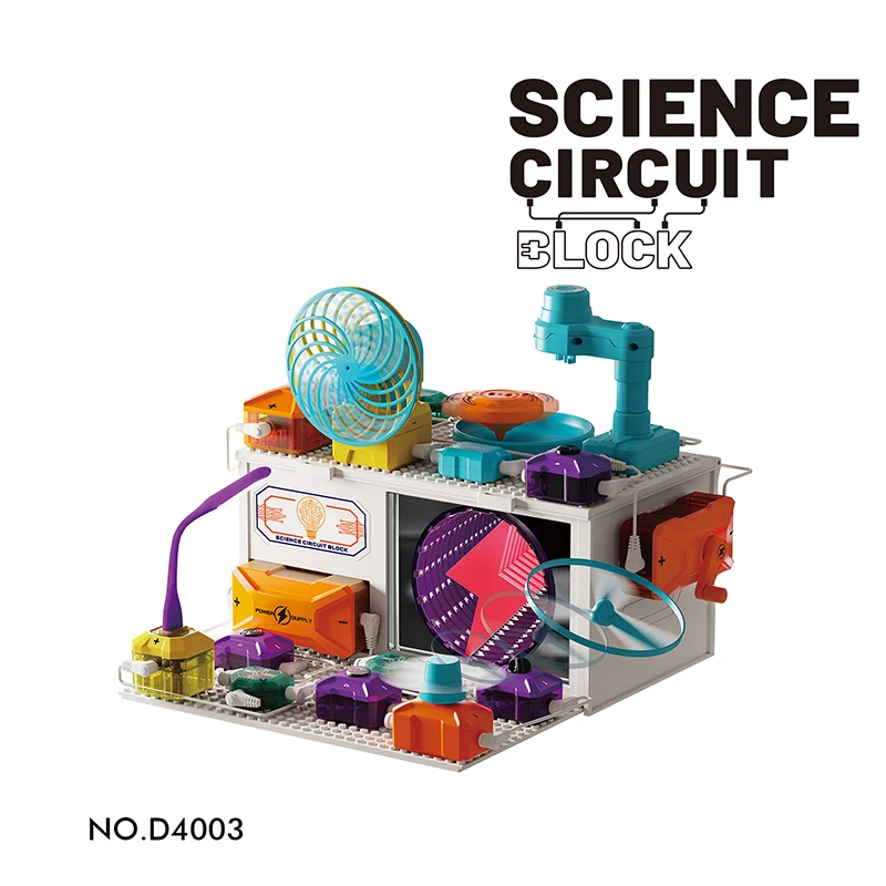 Elektronische technologie van de vierde orde Circuitbouwstenen Assemblage Natuurkunde Wetenschapsexperiment Verkenning Educatief speelgoed D4003