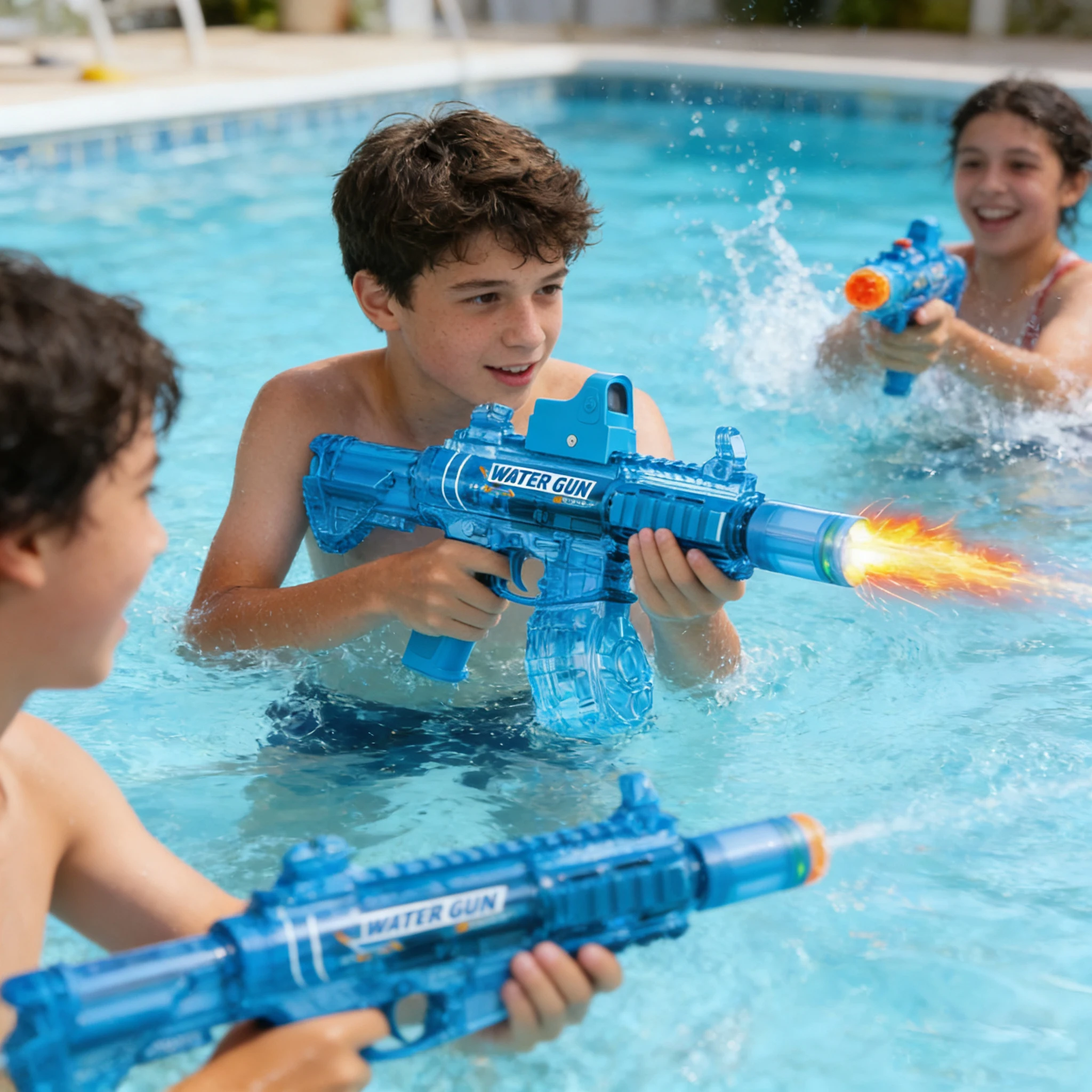 Nueva pistola de agua eléctrica M416, juguete de tiro automático, juguete de diversión para verano, playa y exteriores, para niños, niñas y adultos, regalo.