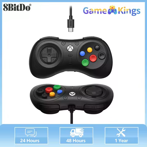 8BitDo M30 For Xbox Series Gamepad Wired Controller And Support For Xbox Series X|S/Xbox One/Windows 10/11 BALCK USB