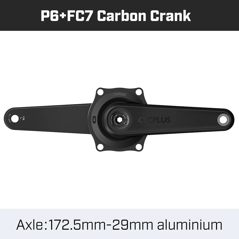CYCPLUS P6 Spider Power Meter 4 Bolt 110BCD 24mm 29mm BLE ANT+