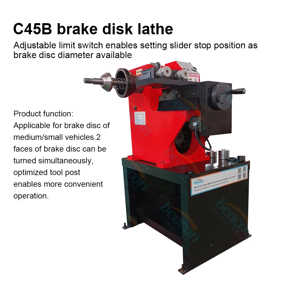 C45B Lathe Machine Disc Brake System Lathe Cutting Machine