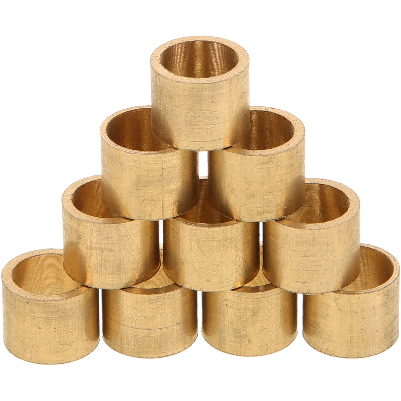 Embouts de queue de billard de remplacement, 10 pièces, embouts de bâton de queue en métal, cerceau de billard