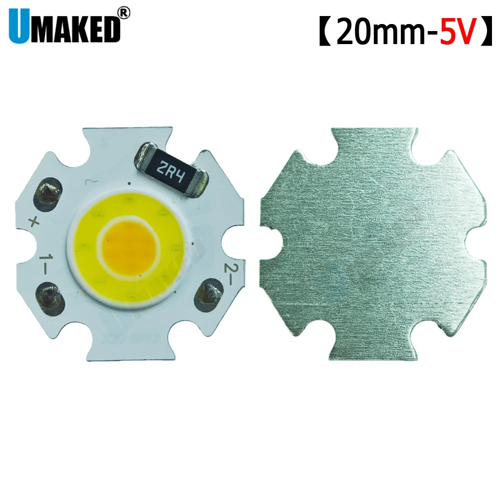 10Pcs 5V 20Mm Led D…