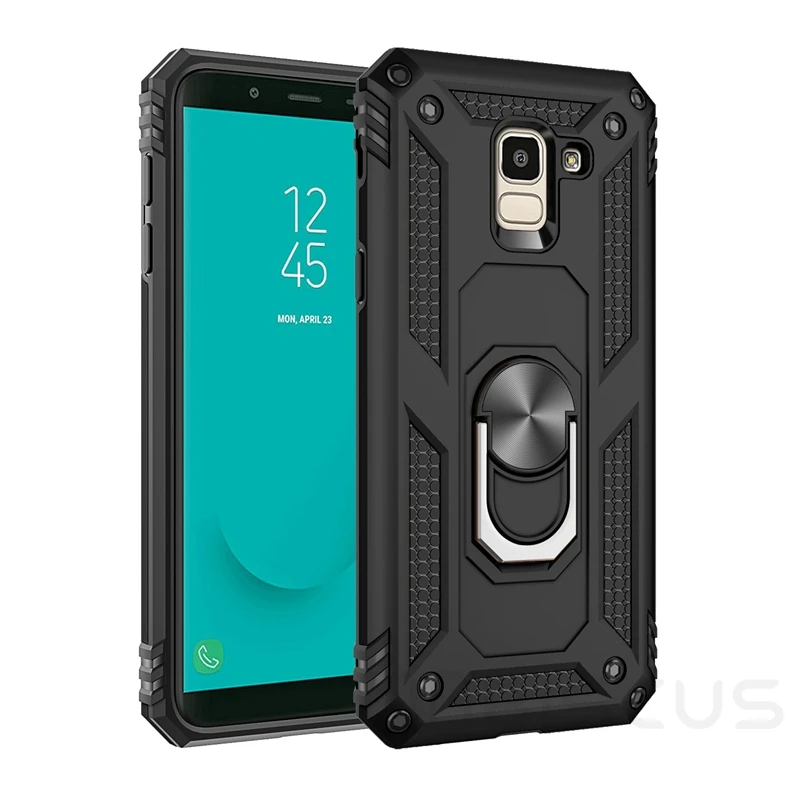 Luxury Armor Soft Shockproof Case For Samsung Galaxy J6 2018 J6 Plus J600F/DS J610F/DS J600FN J610FN Silicone Bumper Hard Cover