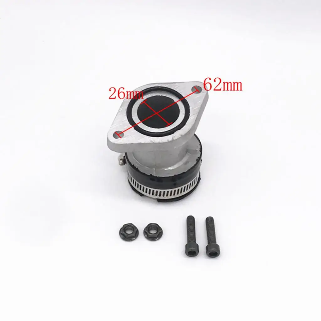 

Motorcycle Intake Manifold Aluminum Carburetor Boot Gas Combustion Efficient Engine Part for Yamaha Tracker250 YFM250