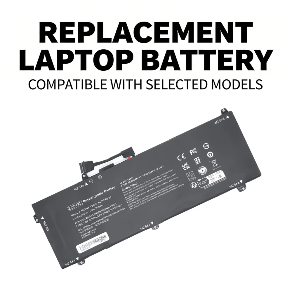 ZO04XL 15.2V 64Wh LAPTOP BATTERY FOR HP ZBOOK STUDIO G3 ZBOOK STUDIO G4 808396‑421、808450‑001、HSTNN‑LB6W、HSTNN‑C88C