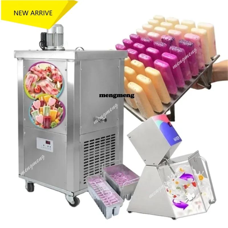 3000PCS/DAY Manufacturer Commercial Single Mold Freezing Ice Lollipop Popsicle Pop Making Freeze Machine Ice Popsicle Machine