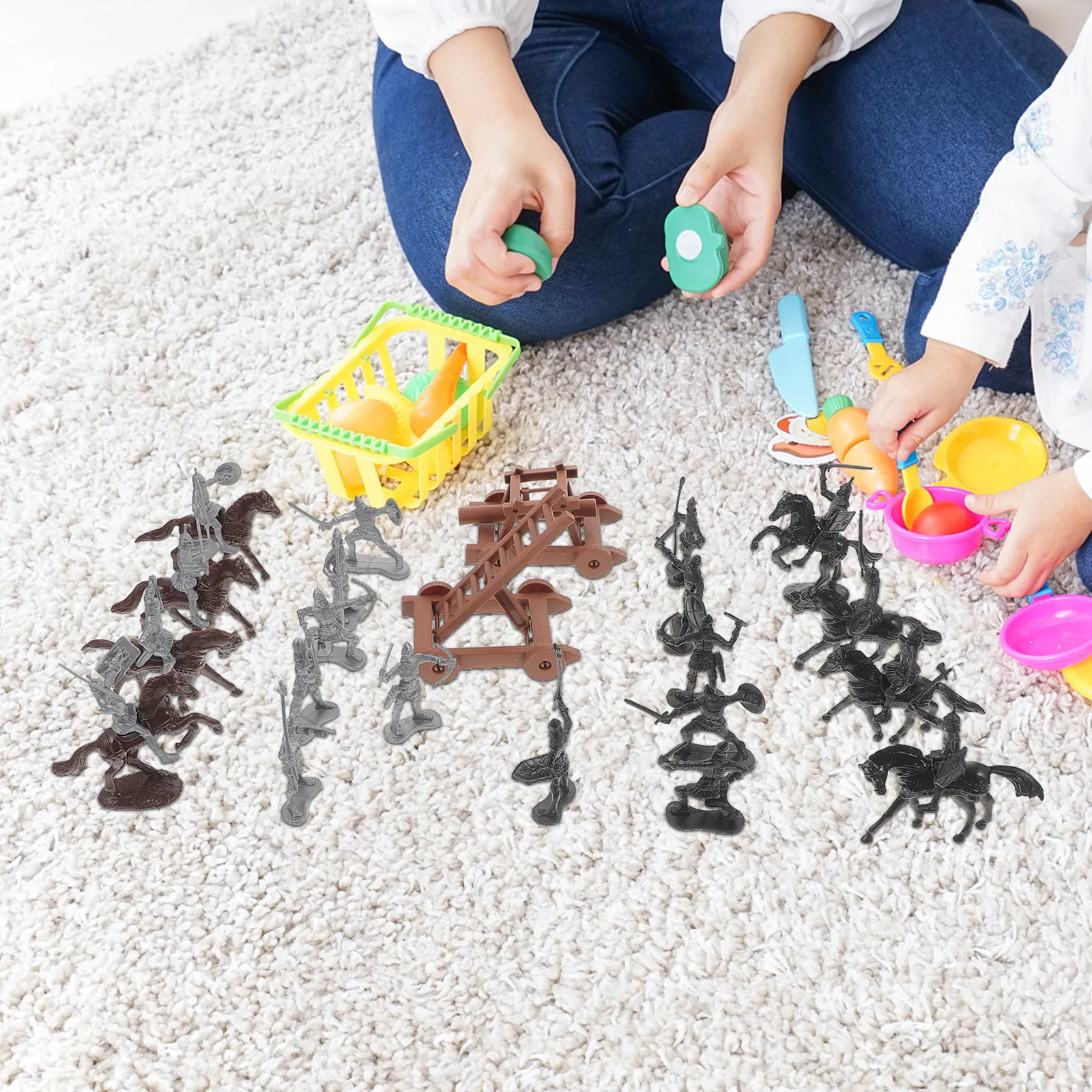 1セット ミニチュア人物フィギュア ABS製 リアルな兵士モ - Kids Education Table のレビューと価格