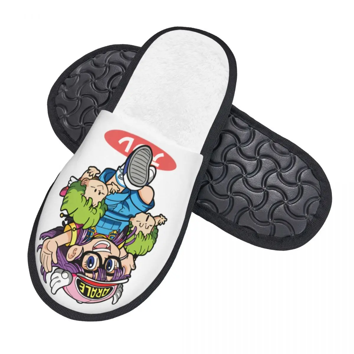 شباشب Arale Norimakis اليابانية Dr Slump Guest للحمام للنساء، شبشب منزلي مطبوع حسب الطلب