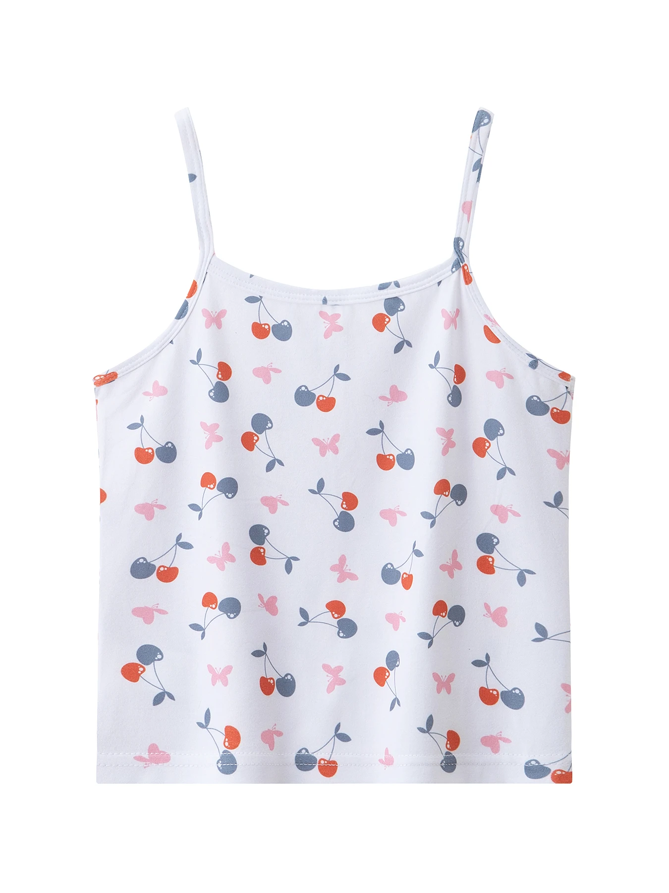 4-teiliges Set süßer und niedlicher bedruckter Camisole-Westen für Mädchen für alle Jahreszeiten, bequeme Unterweste, ärmelloses Oberteil für Kinder. – Detail 7