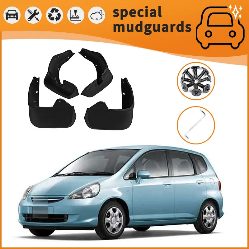 

For Honda Fit 03-20 models Mudguards Fender Mudflaps Front Rear Flares Splash Guards Cover Car Accessorie