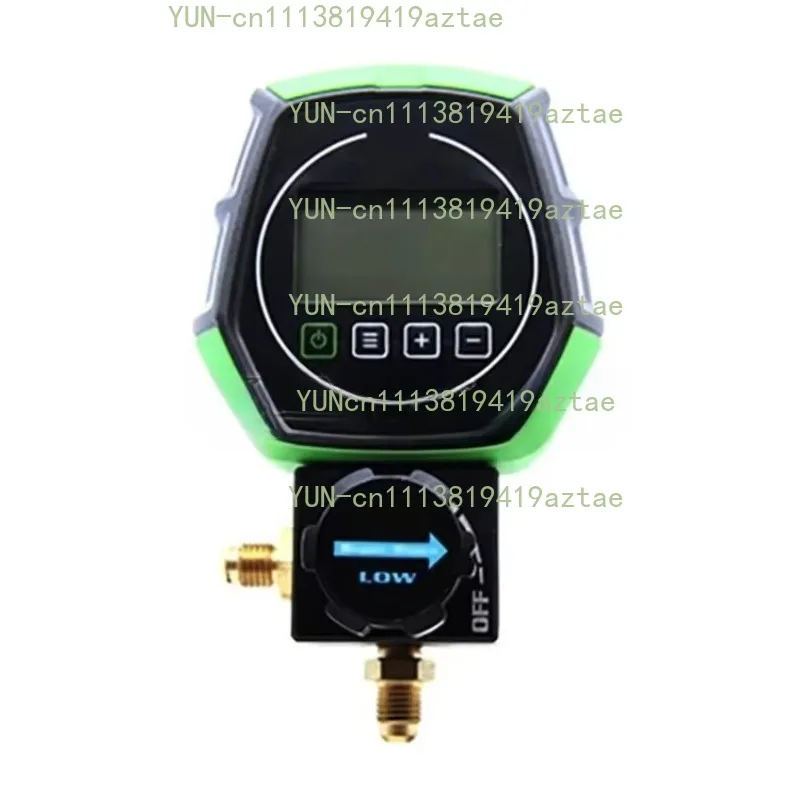 Digital Manifold Testing Gauge, Pressure Temperature Leakage Detecting Instrument for Refrigeration Maintenance