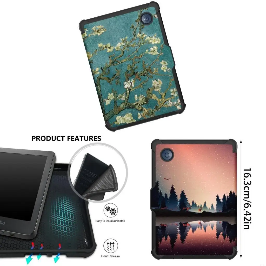 

Silicone Case Shockproof Protective Case for Clara Color N365/N367 eReader K1KF