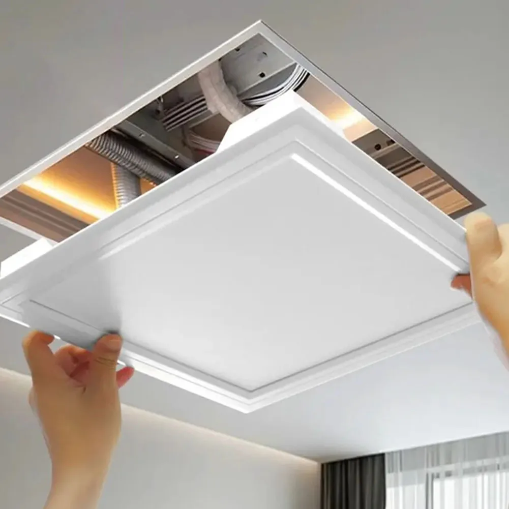 ABS Plastic Hinged Inspection Panel Door for DryFor Wall and Plaster Surfaces with Built-in Hole for Utility Components