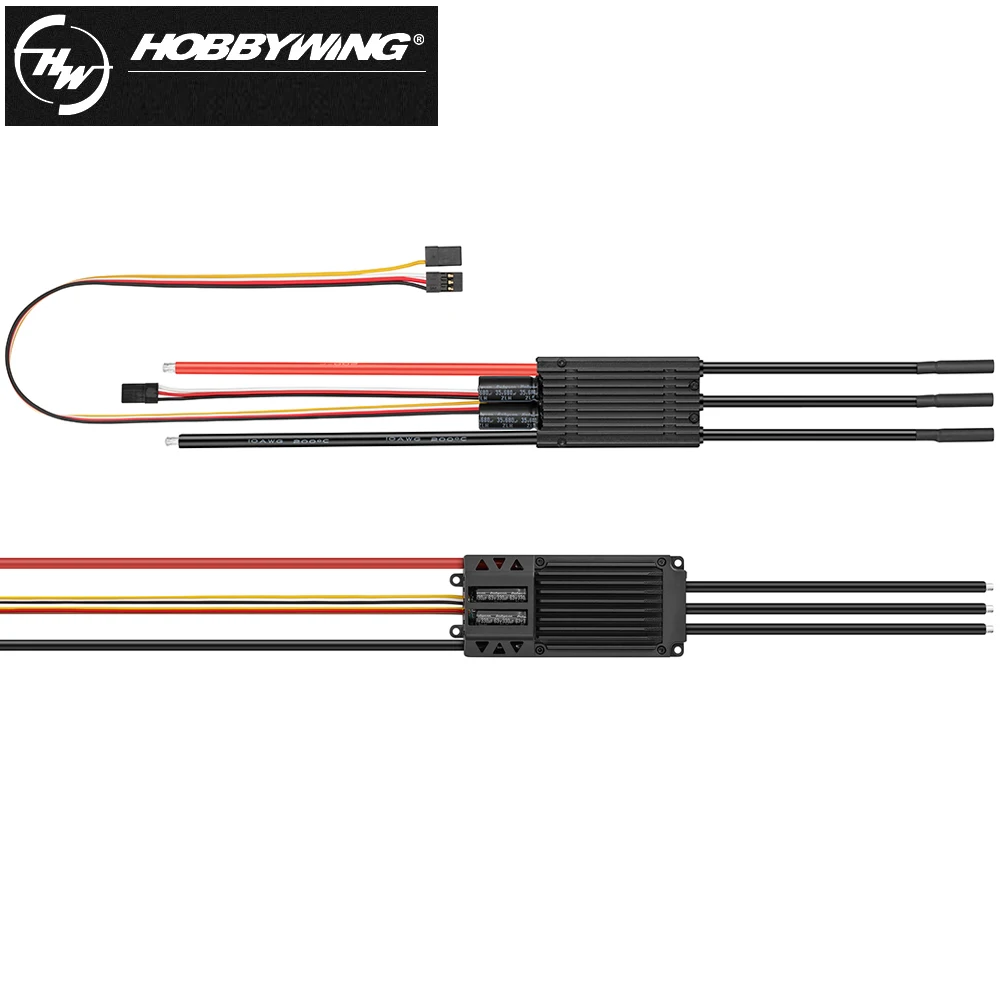 Hobbywing Skywalker 130A/160A HV 6-14S 32-Bit OPTO V2 Brushless-Geschwindigkeitsregler ESC – Detail 8