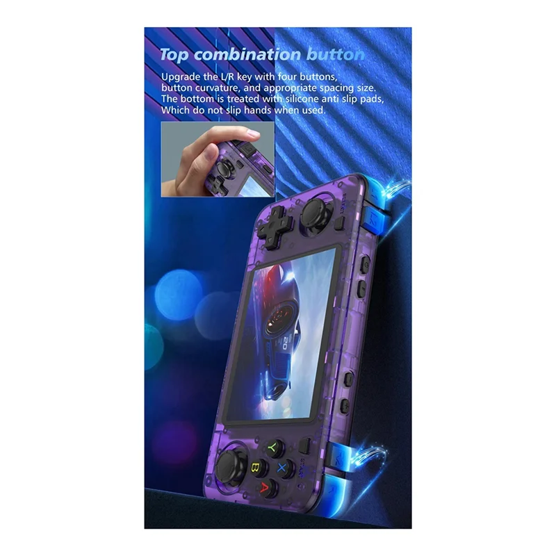 【تسوق الآن】وحدة تحكم ألعاب محمولة R36H ريترو 128G 30000+Games Linux 3.5 بوصة مشغل فيديو جيب محمول كهدية للأطفال #5