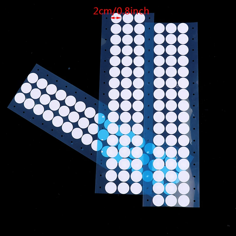 48 pezzi/foglio adesivo in carta da filtro sintetica da 20mm per forniture per la coltivazione di funghi con coperchio a bocca larga